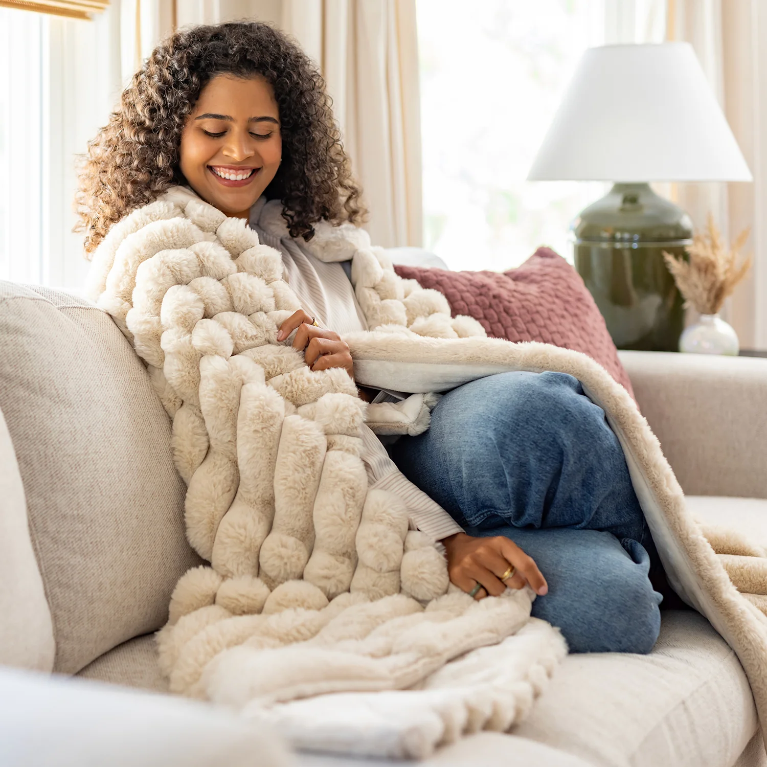 Acadia Faux Fur Throw - Image 34