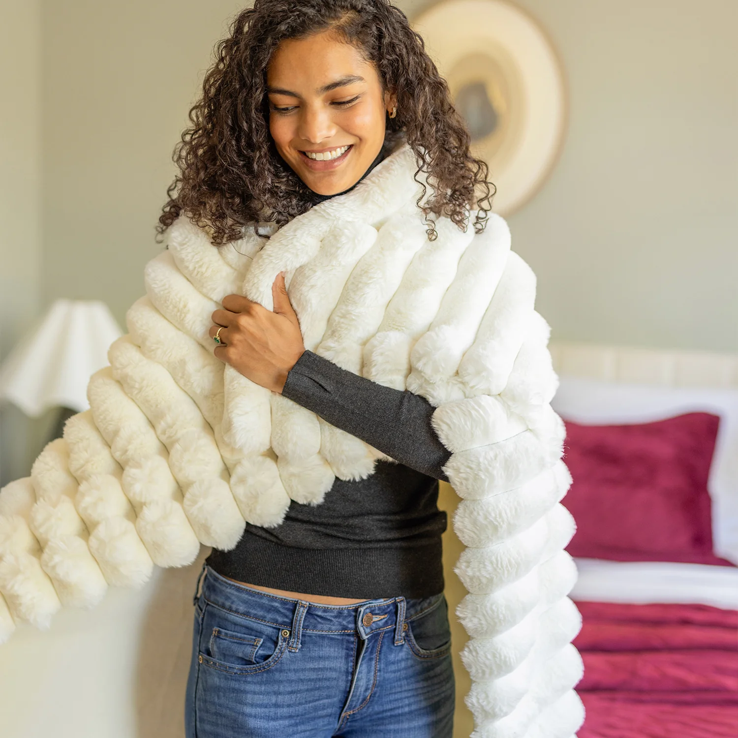 Acadia Faux Fur Throw - Image 38