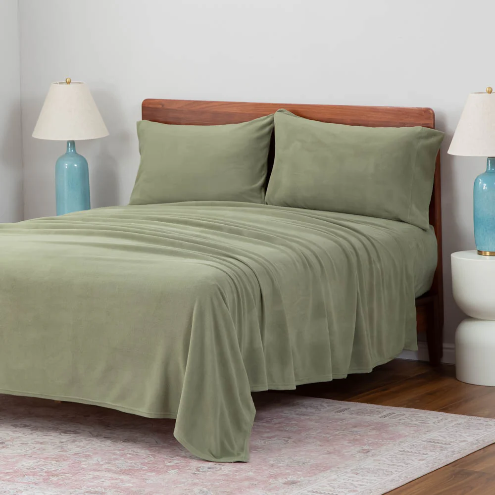 All-Season Microfleece Sheet Set - Image 36