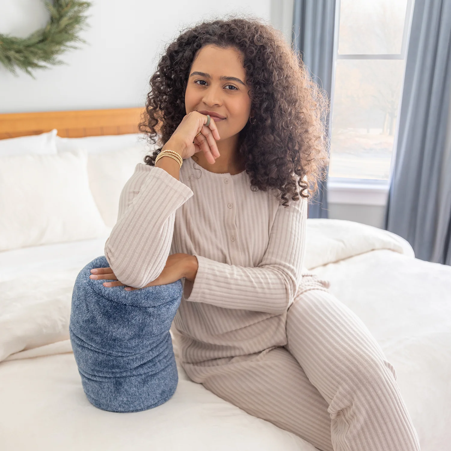 EcoThread® VelvetLoft® Neckroll Pillow - Image 17