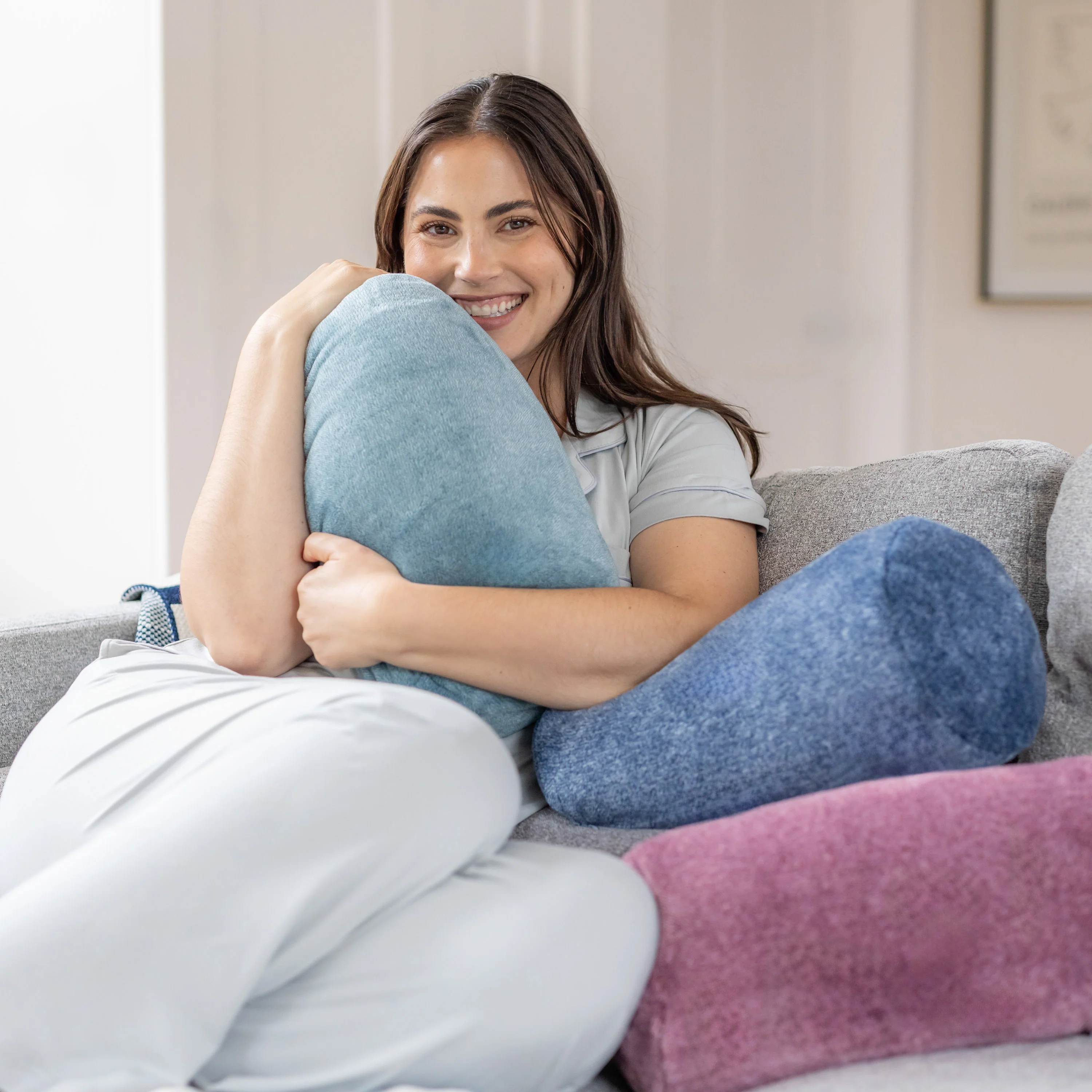 EcoThread® VelvetLoft® Neckroll Pillow - Image 3