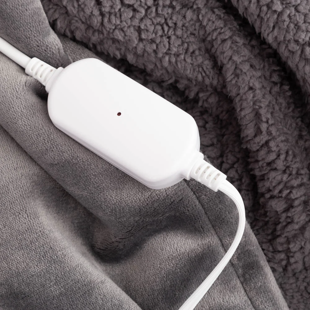 Heated VelvetLoft® Sherpa Wearable Throw - Image 13