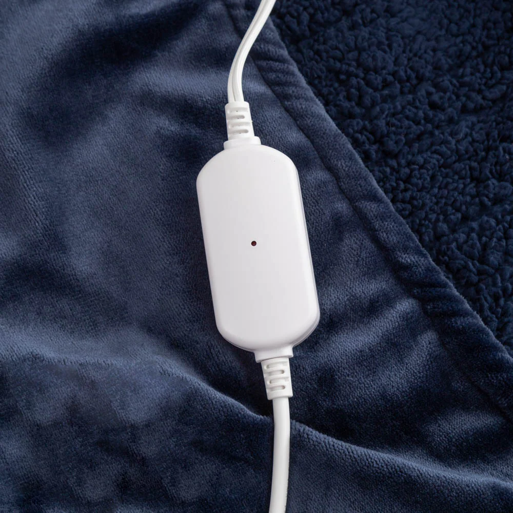 Heated VelvetLoft® Sherpa Wearable Throw - Image 31