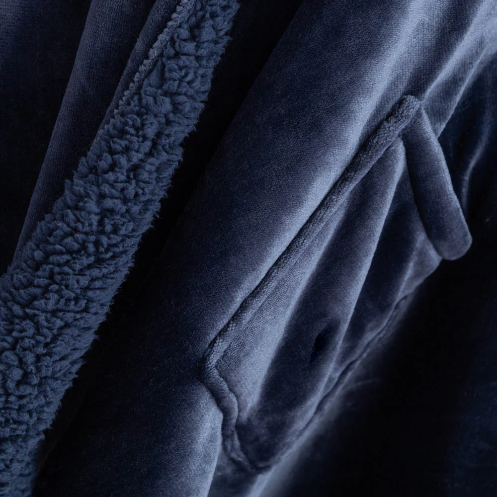 Heated VelvetLoft® Sherpa Wearable Throw - Image 32