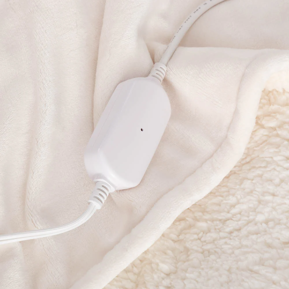 Heated VelvetLoft® Sherpa Wearable Throw - Image 5