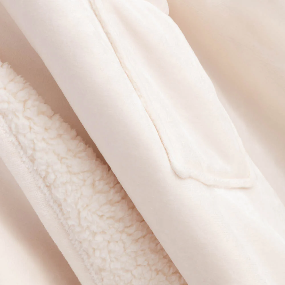 Heated VelvetLoft® Sherpa Wearable Throw - Image 6