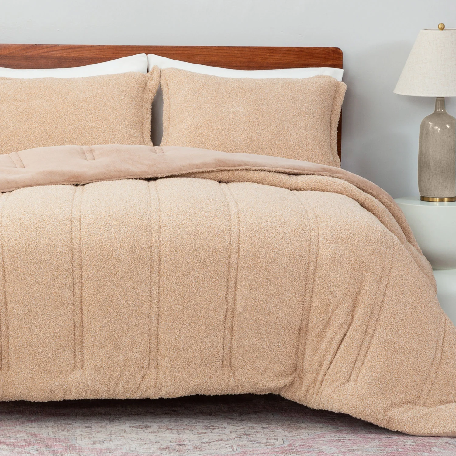 Retro Comfort Plush Comforter Set - Image 4