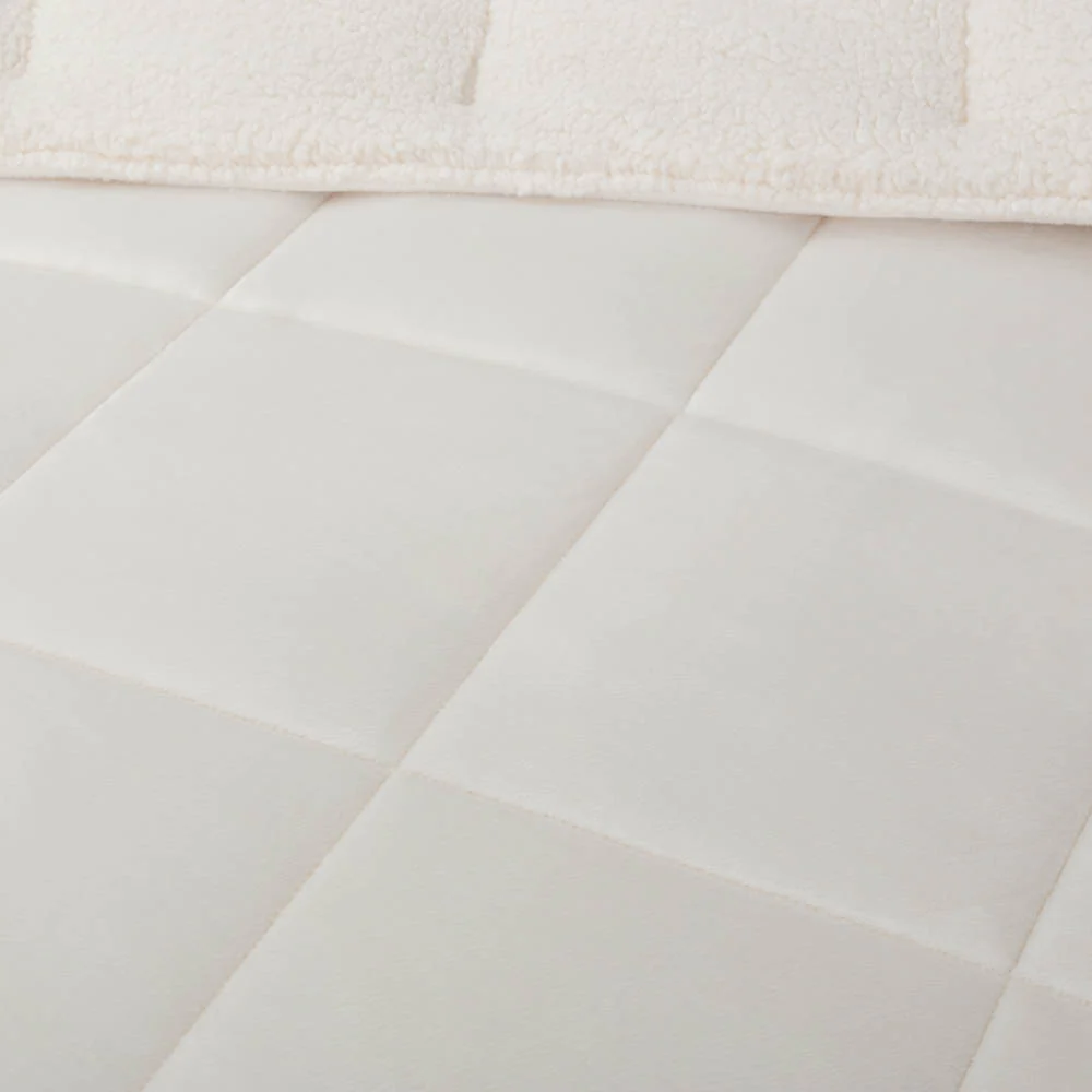 Reversible VelvetLoft® Sherpa Comforter Set - Image 17
